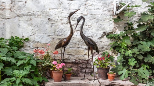 Bird ornaments for the garden from the Spring/Summer 2025 collection